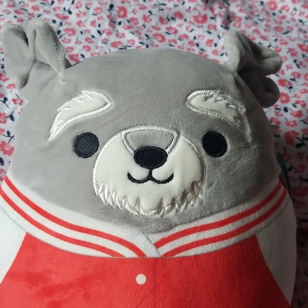 Brand new Squishmallows Shaun the Dog Pillow 8”